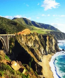 Bixby Creek Bridge Diamond Painting