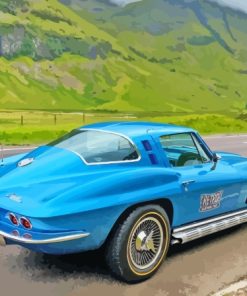 Corvette Chevrolet Diamond Painting