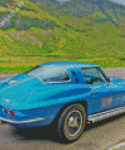 Corvette Chevrolet Diamond Painting