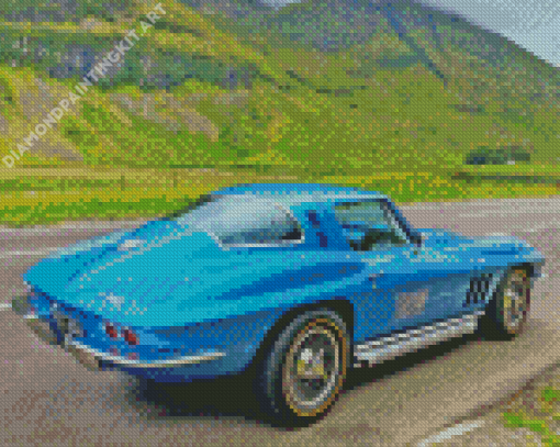 Corvette Chevrolet Diamond Painting