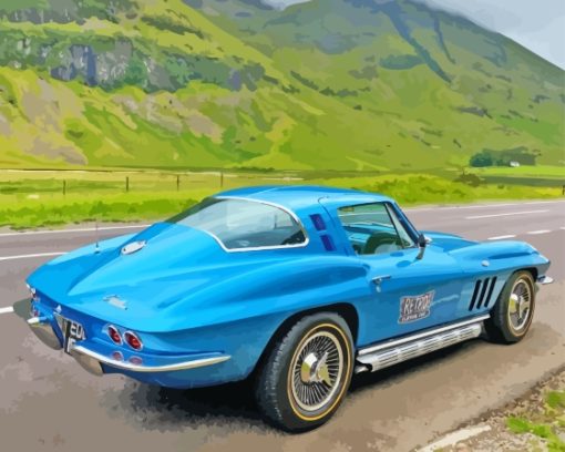 Corvette Chevrolet Diamond Painting