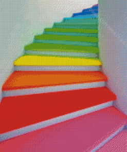 Colorful Stairs Diamond Painting