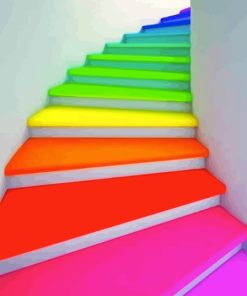 Colorful Stairs Diamond Painting