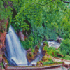 Edessa Waterfall Diamond Painting