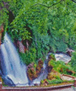 Edessa Waterfall Diamond Painting