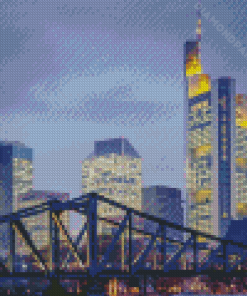 Footbridge Frankfurt Diamond Painting