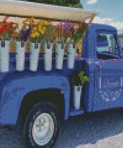 Purplr Truck Diamond Painting