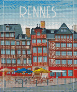 Rennes City Diamond Painting