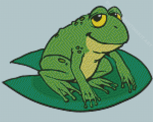 Frog Cartoon Diamond Painting