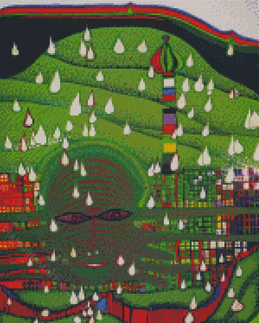 Hundertwasser Diamond Painting