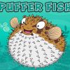 Cartoon Puffer Fish Diamond Painting