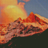 Himalayas At Sunset Diamond Painting