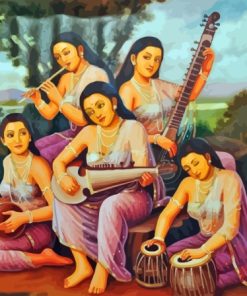 Indian Musicians Diamond Painting