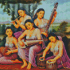 Indian Musicians Diamond Painting