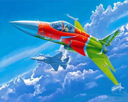 JF17 Thunder Diamond Painting