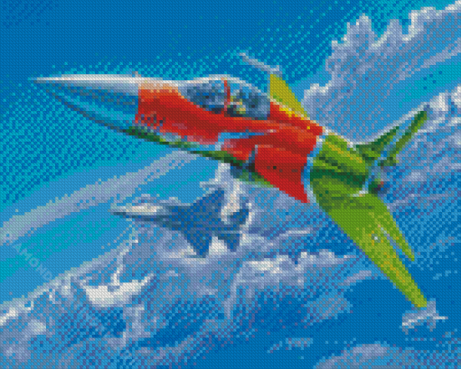 JF17 Thunder Diamond Painting