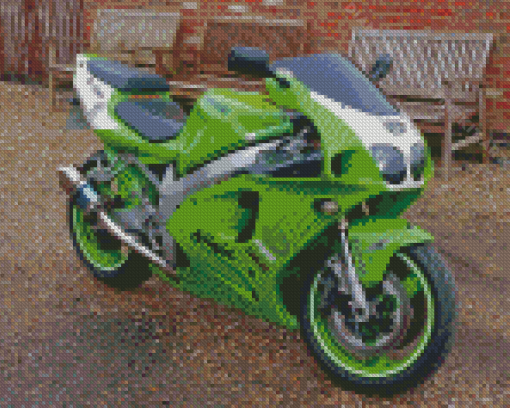 Kawasaki Ninja Diamond Painting