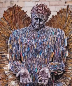 Knife Angel Sculpture Diamond Painting