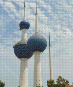 Kuwait Towers Diamond Painting