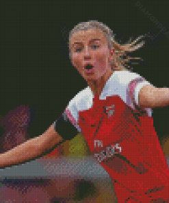 Leah Williamson Arsenal Diamond Painting