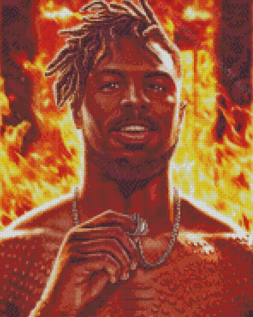 Supervillain Killmonger Diamond Painting