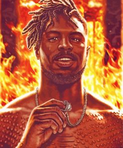 Supervillain Killmonger Diamond Painting