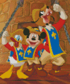 Mickey Donald Goofy Diamond Painting