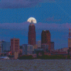 Moonrise Cleveland Diamond Painting