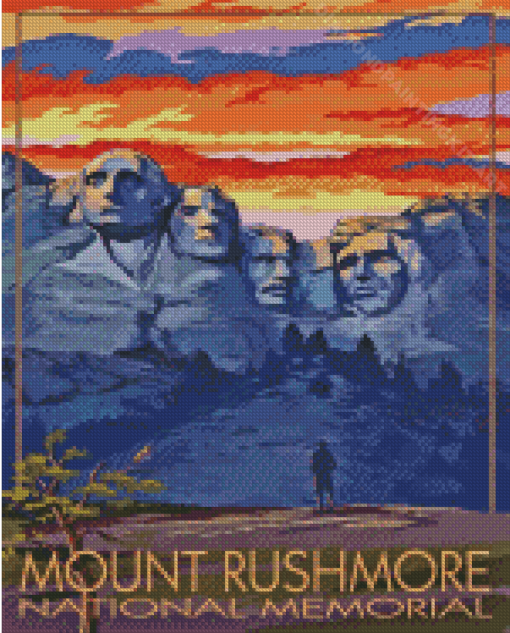 Mount Rushmore Diamond Painting