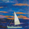 Night Sail Diamond Painting