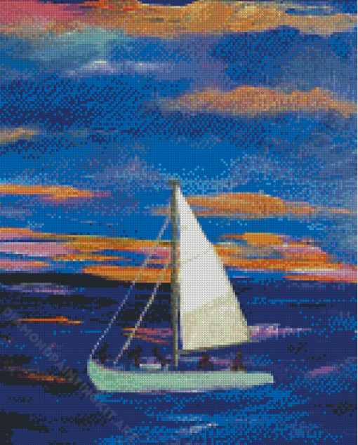 Night Sail Diamond Painting