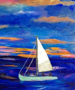 Night Sail Diamond Painting