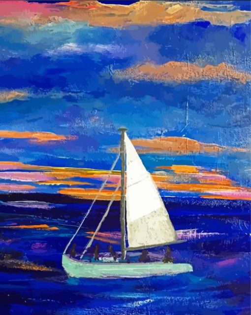 Night Sail Diamond Painting