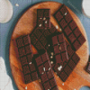 Oatmilk Chocolate Bars Diamond Painting