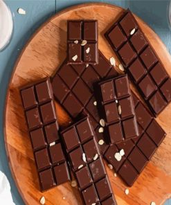 Oatmilk Chocolate Bars Diamond Painting