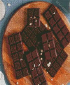 Oatmilk Chocolate Bars Diamond Painting