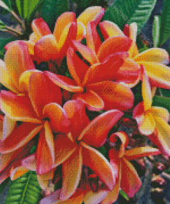 Plumeria Plants Diamond Painting