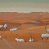 Oryx In Dubai Diamond Painting