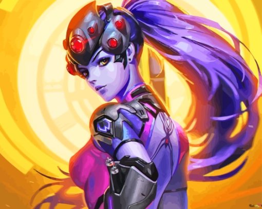 Overwatch Widowmaker Diamond Painting