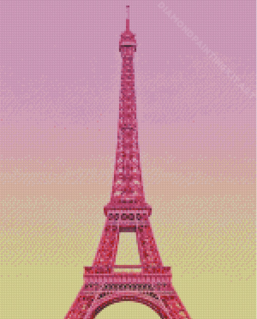 Pink Paris Diamond Painting