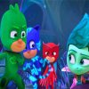 Pj Mask Characters Diamond Painting