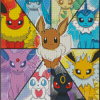 Pokemon Eeveelution Diamond Painting