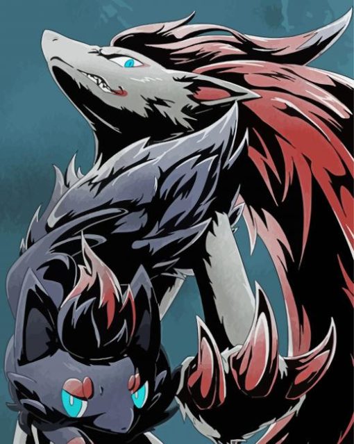 Zoroark Fox Diamond Painting