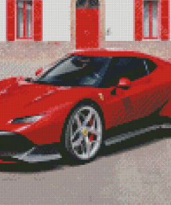 Red Ferrari Diamond Painting