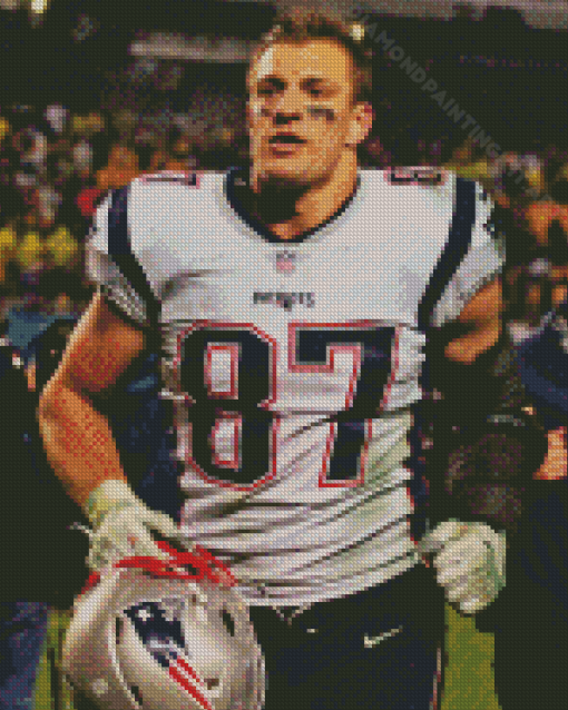 Rob Gronkowski Diamond Painting