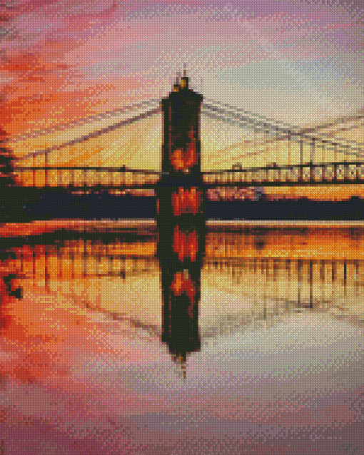 Roebling Bridge Diamond Painting