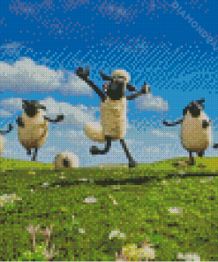 Shaun The Sheep Diamond Painting