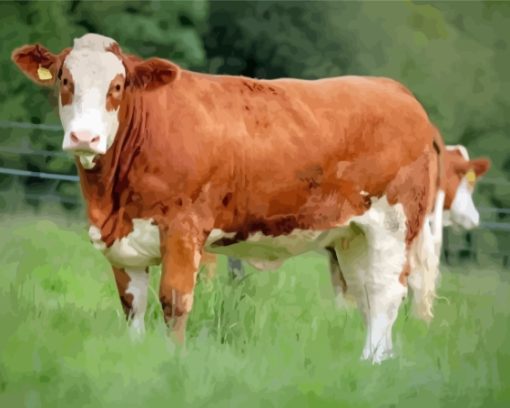 Cattle Cow Diamond Painting