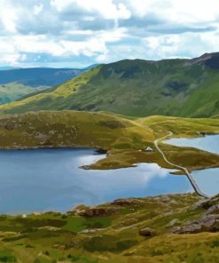 Snowdoni Landscape Diamond Painting