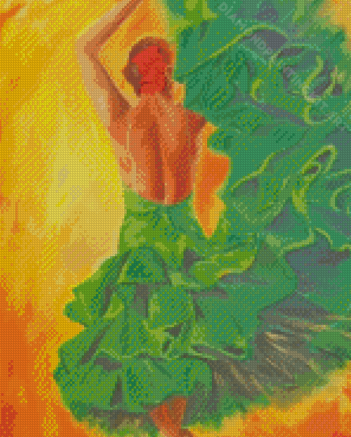 Flamenco Dancer Diamond Painting